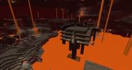 Wither skeletons themselves are dangerous, as is the Nether dimension that they inhabit (Image via Mojang)